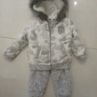 کاپشن و شلوار مناسب 1 تا 2 سال