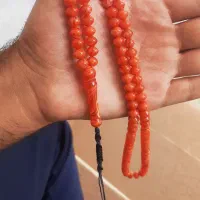 تسبیح کهربا تراش استانبولی
