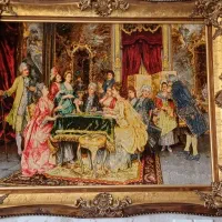 تابلو فرش.طرح پاسورباز.سایزوسط.تمام ابریشم.