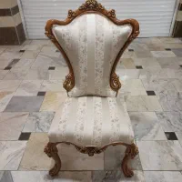 مبل سلطنتی ۷ نفره به همراه میز نهار خوری ۶ نفره|مبلمان خانگی و میز عسلی|تهران, عباسی|دیوار