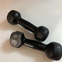 دمبل،میل چوبی،دستکش بوکس