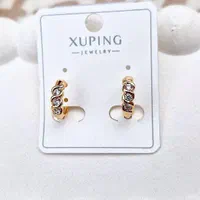 انواع گوشواره های مارک اصلی ژوپینگ با طلا مونمیزنه|بدلیجات|مشهد, طلاب|دیوار