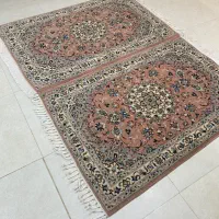 جفت زرونیم اردکان درحدنو زمینه گلبهی|فرش|همدان, |دیوار