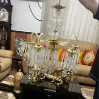 لوستر سقفی شیشه ای