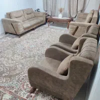 سرویس مبلمان راحتی هشت نفره میز تی وی