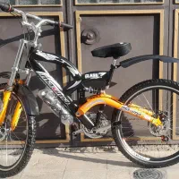 دوچرخه سایز 26 کوهستانی maxima درحد آک سالم|دوچرخه، اسکیت، اسکوتر|قم, دروازه چوبی|دیوار