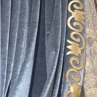 پرده مخمل پذیرایی