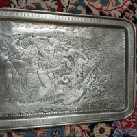 دو سینی ورشو قلمزنی بزرگ