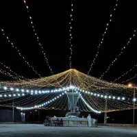 ریسه رنگی و روشنایی|ریسه و چراغ تزئینی|بندرعباس, |دیوار