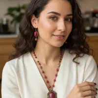 زیورآلات دست ساز با سنگهای قیمتی و نیمه قیمتی|بدلیجات|خرمآباد, |دیوار