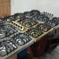 اجاق گاز صفحه ای 5شعله استیل و شیشه ای با گارانتی|اجاق گاز و لوازم برقی پخت‌وپز|تهران, آهنگ|دیوار