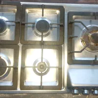 اجاق گاز تمام استیل پنج شعله|اجاق گاز و لوازم برقی پخت‌وپز|هشتگرد, تهران دشت|دیوار