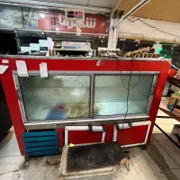 یخچال ویترینی الکترواستیل موتوردرجه یک|یخچال و فریزر|مشهد, نیروی هوایی|دیوار