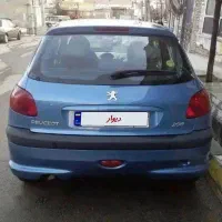 پژو ۲۰۶ تیپ ۵ مدل ۹۴ فول بدون رنگ+سند تک برگ