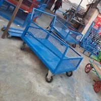 ارابه گاری دستی چهار چرخ حمل بار بارکشی (مدل ارابه