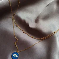 گردنبند طلایی چشم و نظر
