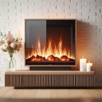 دنیای شومینه برقی