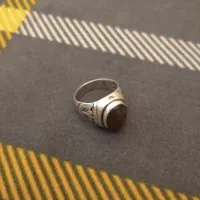 یک عدد انگشتر عقیق جزر یمن اصل