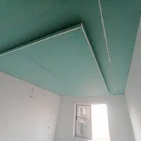 اجرای کناف تایل کمپارس  دیوار پارتیشن  قرنیز