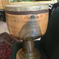 تنبک حلمی عتیقه دهنه ۳۰ ۲۸ یک تکه