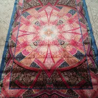 فرش ابریشم یاقوت سرمدای