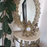 آینه شمعدان برنز