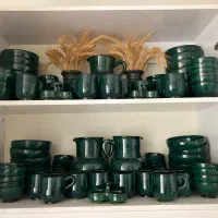 کاسه ابگوشت سفالی سنتی کاسه ماست پارچ لیوان