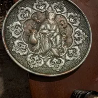 دیوارکوب درویش برنجی قطر۲۰ سانت بسیار دیدنی|کلکسیون اشیاء عتیقه|تهران, شهرک غرب|دیوار
