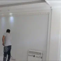 رنگ آمیزی نقاشی ساختمان نقاش(عضواتحادیه)|خدمات پیشه و مهارت|مشهد, کوثر|دیوار