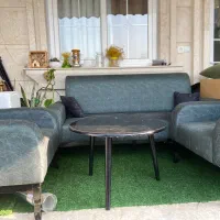 مبل ۵نفره کاملا نو همراه با جلو مبلی|مبلمان خانگی و میز عسلی|فومن, |دیوار