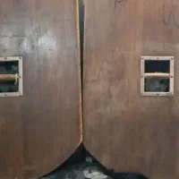 یک جفت سنگ زورخانه قدیمی