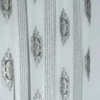 دوعدد پرده کتان همراه باپنل