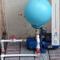 لوله کشی آب با نصب پمپ مخزن