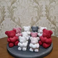 مجسمه خرس ولنتاینی|مجسمه، تندیس، ماکت|شوش, |دیوار