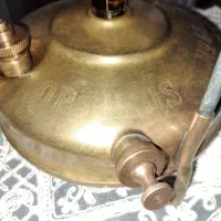 سماور زغالی وچراغ نفتی  اصل شوروی سابق