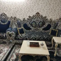 مبل سلطنتی 9نفره به همراه ناهارخوری|مبلمان خانگی و میز عسلی|پاکدشت, خاتون آباد|دیوار