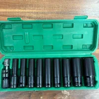 جعبه بکس بلند فشار قوی ۱۰ عددی ۱/۲ با دو عدد تبدیل