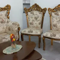 فروش مبل سلطنتی ۹ نفره|مبلمان خانگی و میز عسلی|لاهیجان, شهرک جانبازان|دیوار