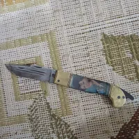 چاقوهفت دنده قدیمی و سکه زمان شاهی|کلکسیون اشیاء عتیقه|ایذه, |دیوار