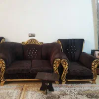 مبلمان هفت نفره همرا با میزجلومبلی خیلی تمیز