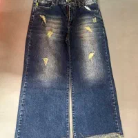 شلوار جین زنانه شلوار لی شلوار واید