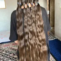 خریدار مو طبیعی و طلایی 60سانت به بالاهستم
