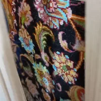 فرش ابریشم دستباف ۳متری سالاری  تبریز|فرش|باقرشهر, |دیوار