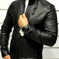 کاپشن چرم مصنوعی درجه یک تن خور زیبا