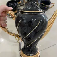 صبحونه خوری نگین کاری شده ۶ نفره|ظروف سرو و پذیرایی|ساری, |دیوار
