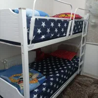 تخت خواب دو طبقه همراه با تشک  کاملا نو|تشک تختخواب|نسیم‌شهر, |دیوار