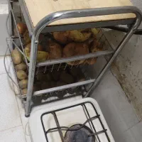 سبد سیب زمینی و پیاز