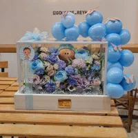 نوزادی مصنوعی شیشه ای|گل مصنوعی|مشهد, هنرور|دیوار