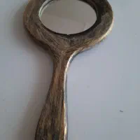 آینه دستی گل و مخمل