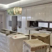 رنگ چوب ام دی اف کمد کابینت پولیشی ضد آب|خدمات پیشه و مهارت|جاجرود, |دیوار